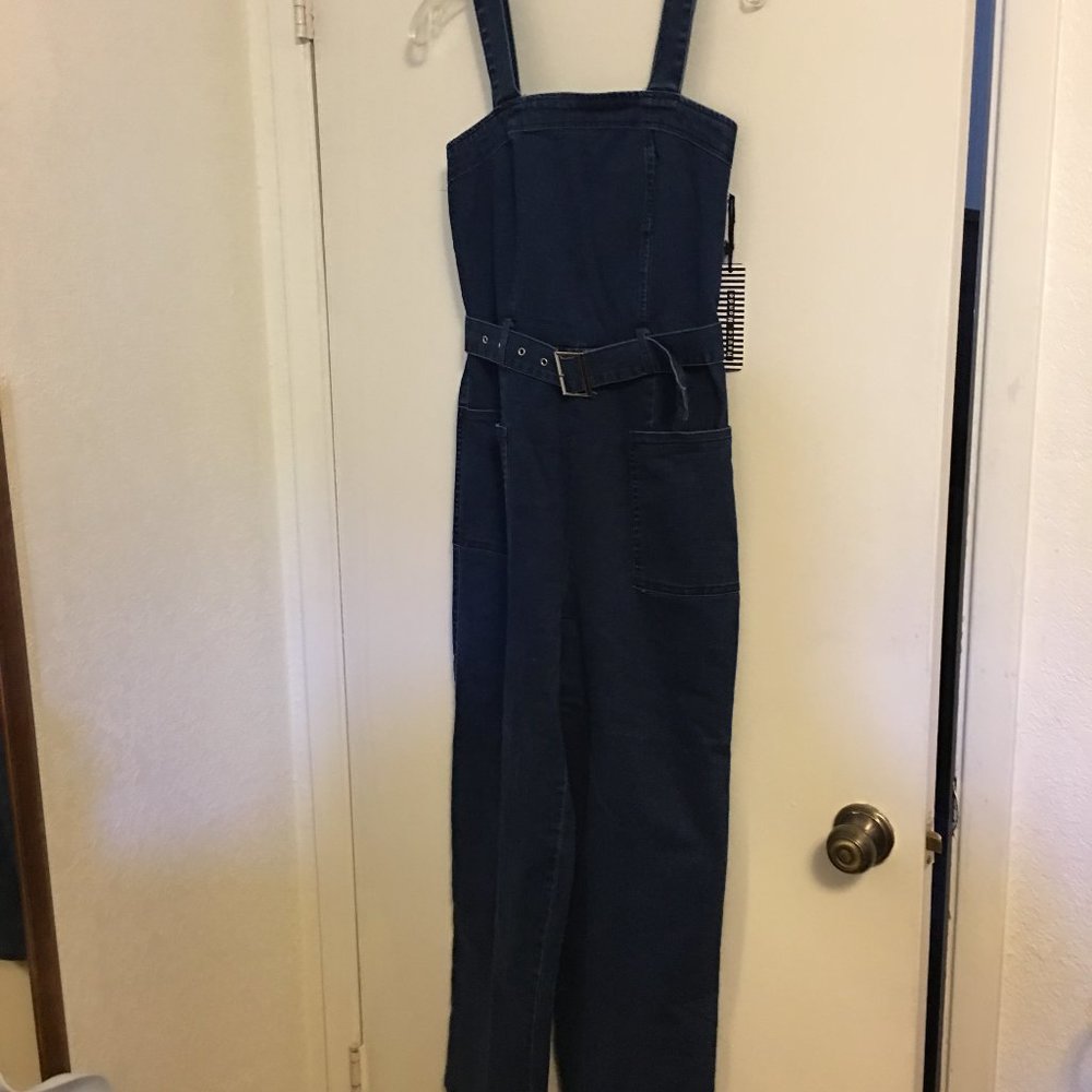 Haute Monde Jumpsuit Overalls Dark Denim M